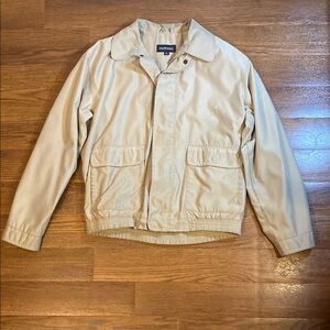 Murano Men's Beige Lightweight Shirt Jacket